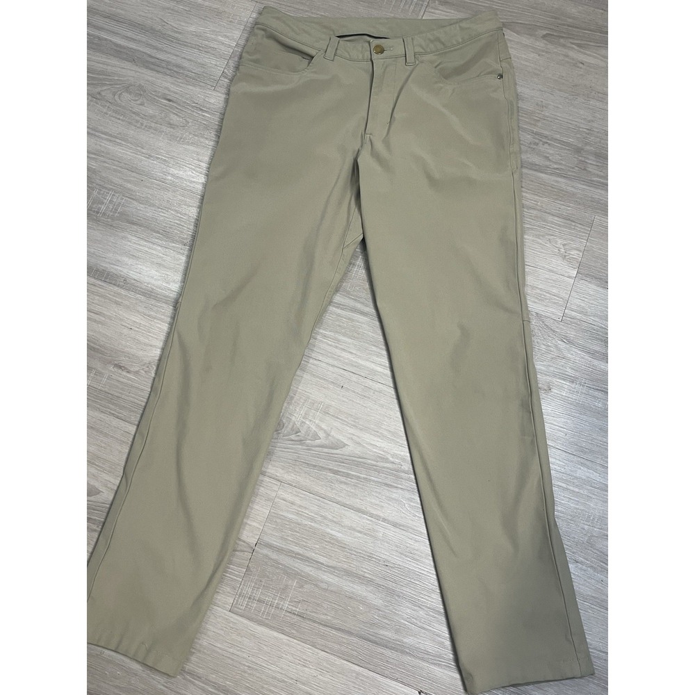 Lululemon Pants Mens 30x30 Tan Commission Zip Pocket Trouser Ventilated